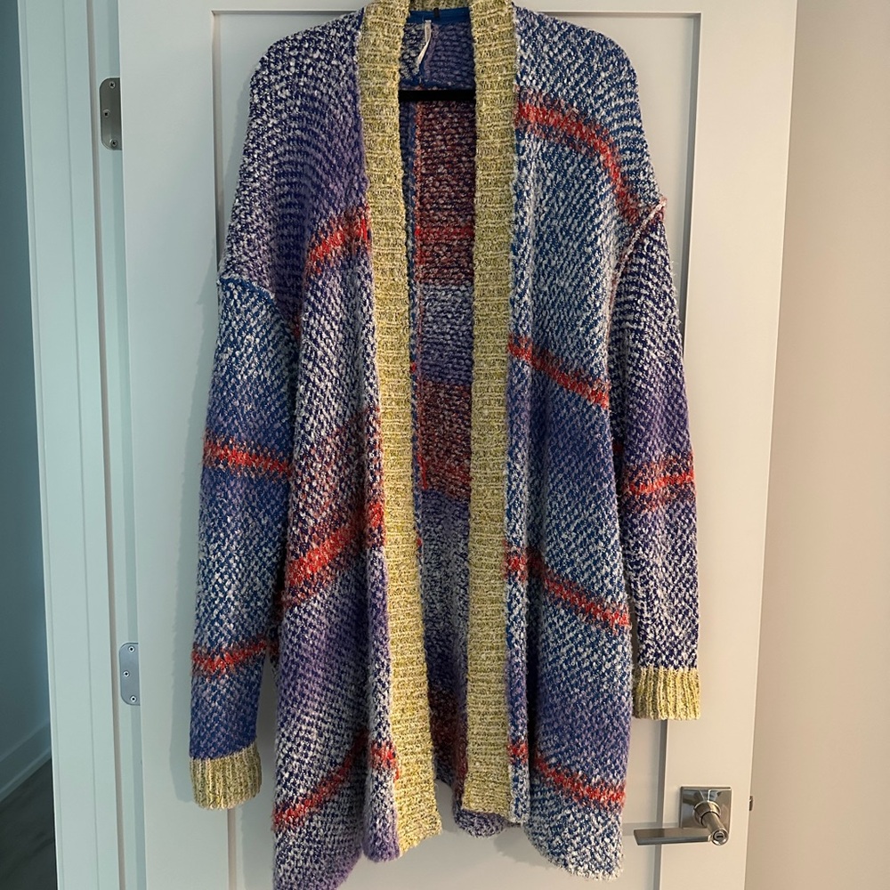 Free People Multicolor Knit Women's Cardigan